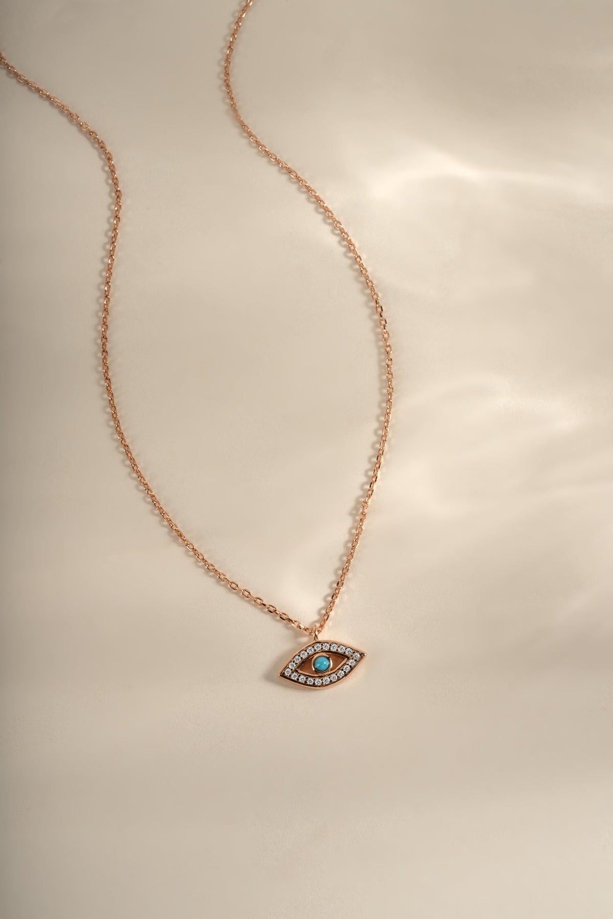 Turquoise Evil Eye Necklace