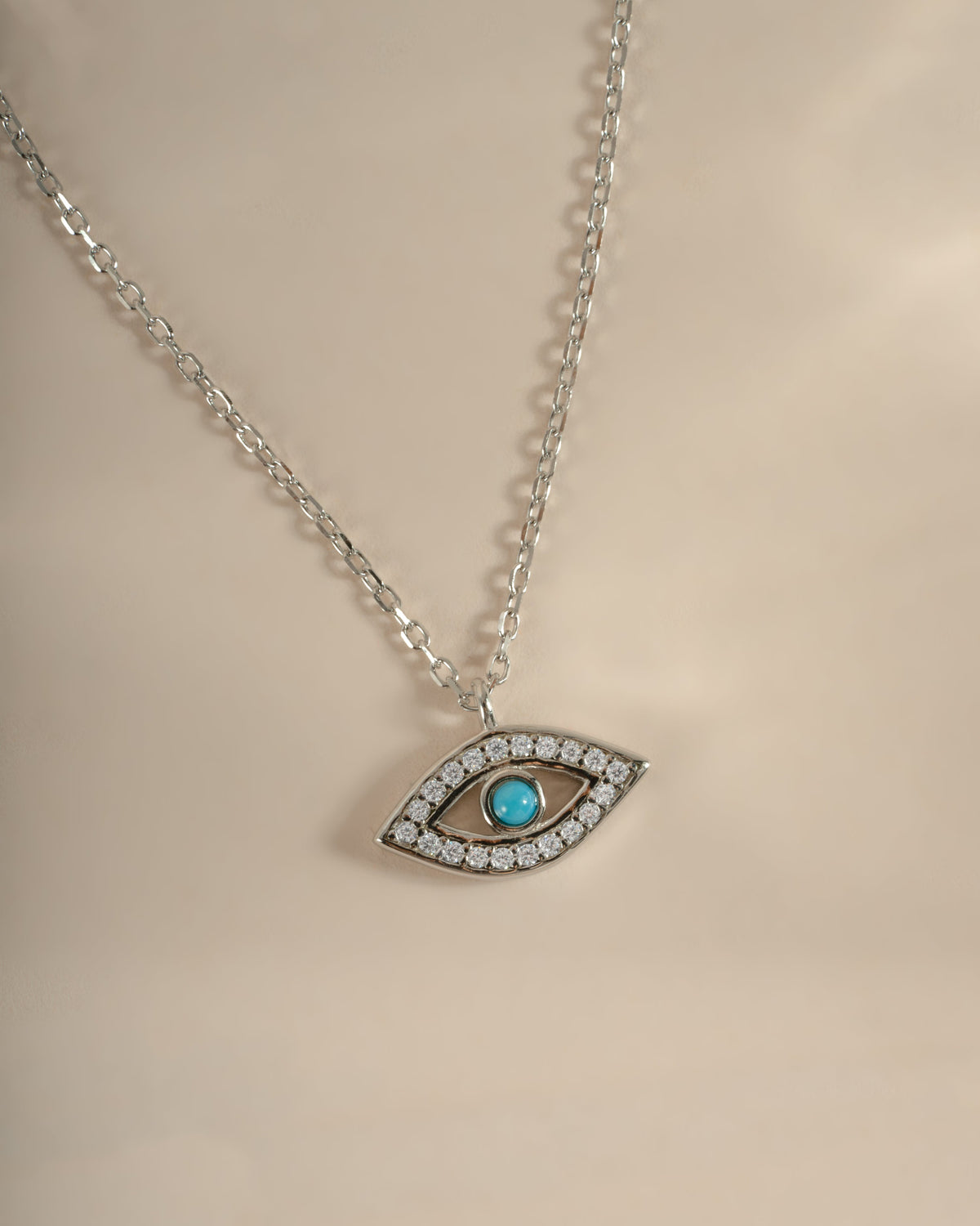 Turquoise Evil Eye Necklace