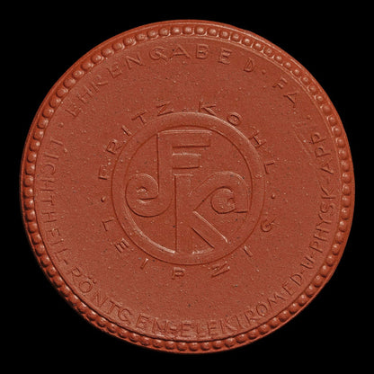 Weimar Germany, Society of German Natural Scientists and Physicians, Porcelain Token - 1922 CE - Weimar Republic
