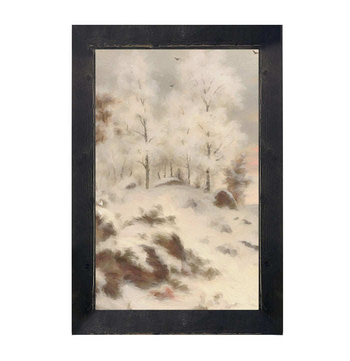 White trees