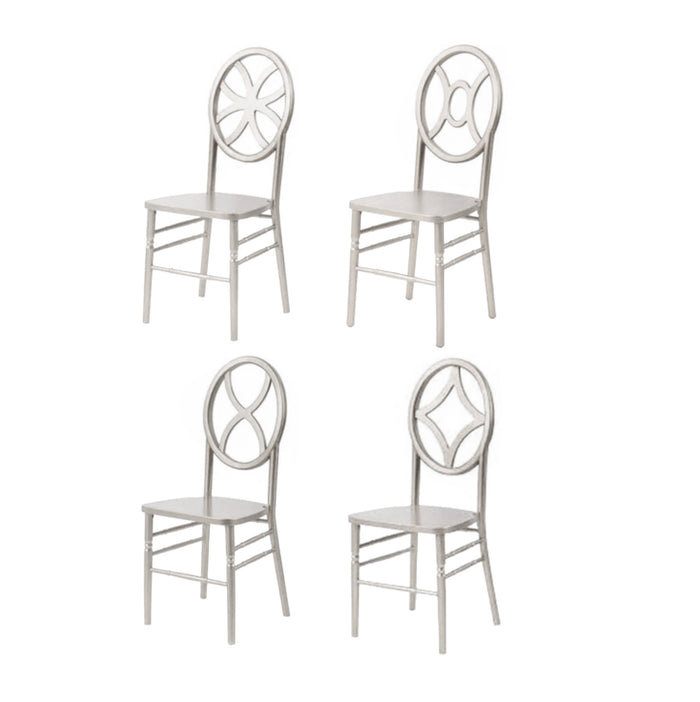 White Vineyard Mismatched Chairs