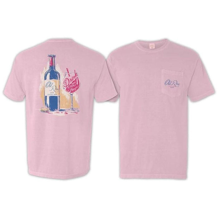 Wine Wednesday Short Sleeve Pocket Tee