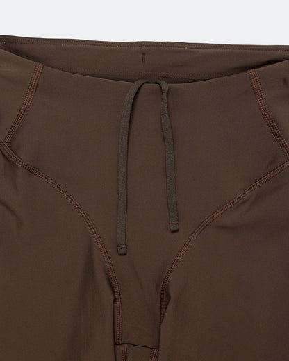 Womens 7in Pocketed Tights - Umber