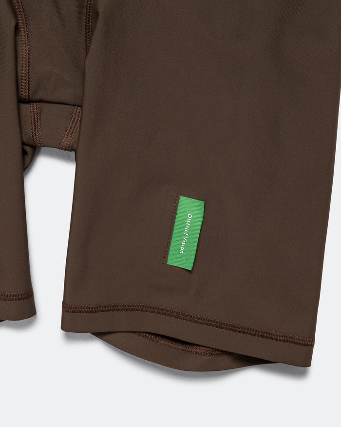 Womens 7in Pocketed Tights - Umber