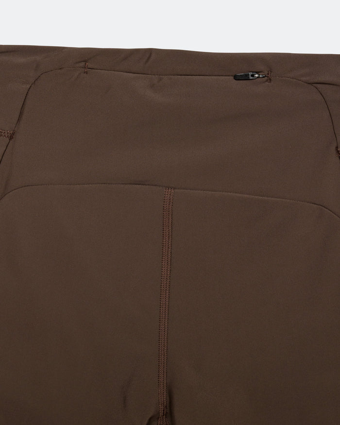 Womens 7in Pocketed Tights - Umber