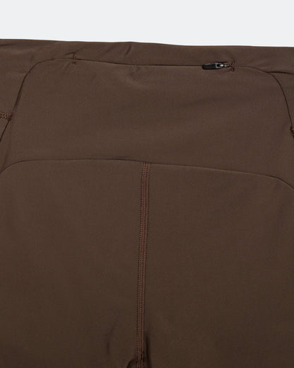 Womens 7in Pocketed Tights - Umber