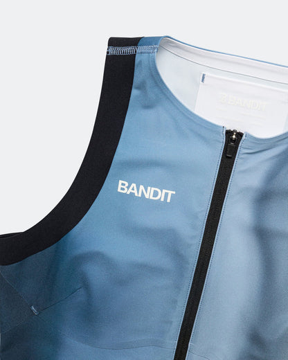 Womens Adapto Distance Race Top - Salt Stain/Ink Blue