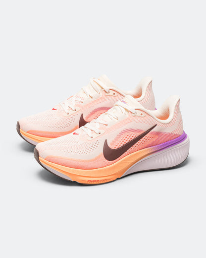 Womens Air Zoom Pegasus 42 - Chalk/Tattoo-Orange Pulse-Bright Violet