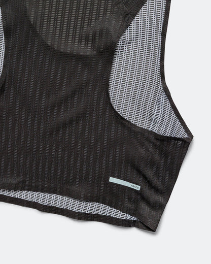 Womens Crop Vest - Black