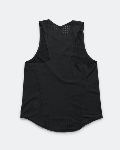 Womens Dri-FIT ADV AeroSwift Running Singlet - Black/White