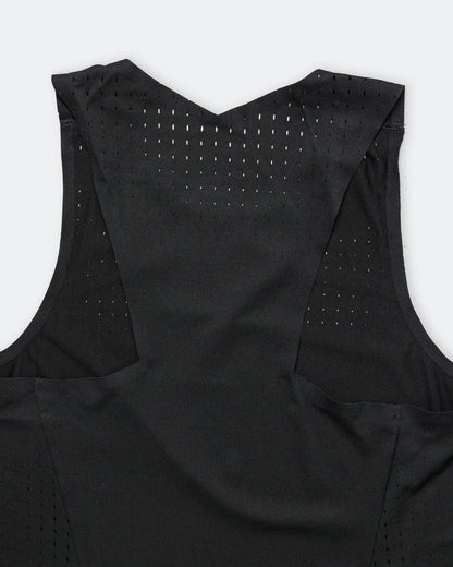 Womens Dri-FIT ADV AeroSwift Running Singlet - Black/White