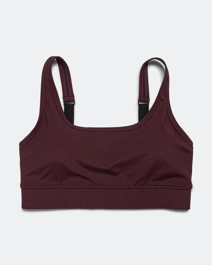 Womens Good Place Bra - Merlot