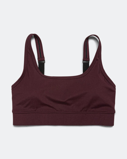 Womens Good Place Bra - Merlot
