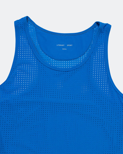 Womens Leni Run Tank - Lapis