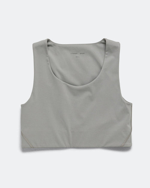 Womens Maud Long Line Sports Bra - Steel