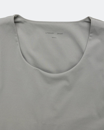 Womens Maud Long Line Sports Bra - Steel
