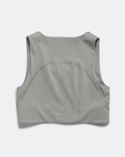 Womens Maud Long Line Sports Bra - Steel