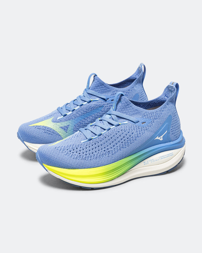 Womens Mizuno Neo Vista 2 - Ultramarine/White-Lightning Yellow