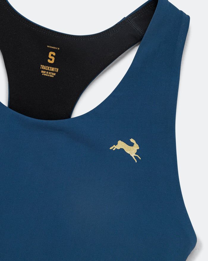 Womens Run Bra - Indigo