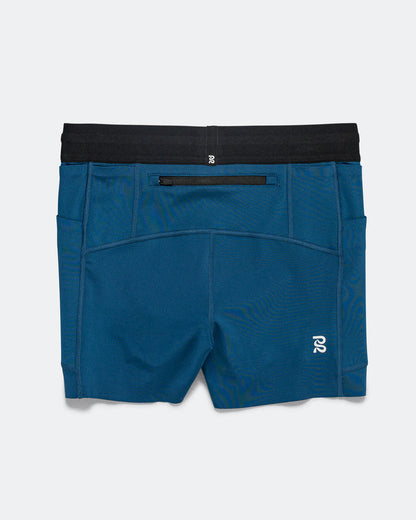 Womens Stamina-V 3in Compression Shorts- Ink Blue