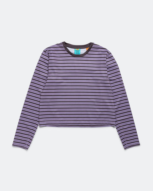 Womens Striped LS - Grape