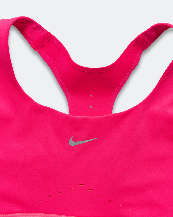 Womens Swift High-Support Lightly Lined Sports Bra - Light Magenta/Silver