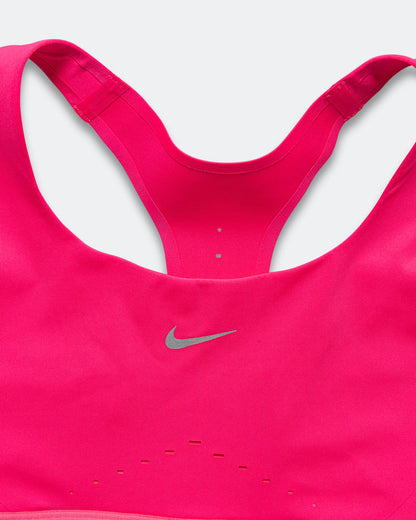 Womens Swift High-Support Lightly Lined Sports Bra - Light Magenta/Silver