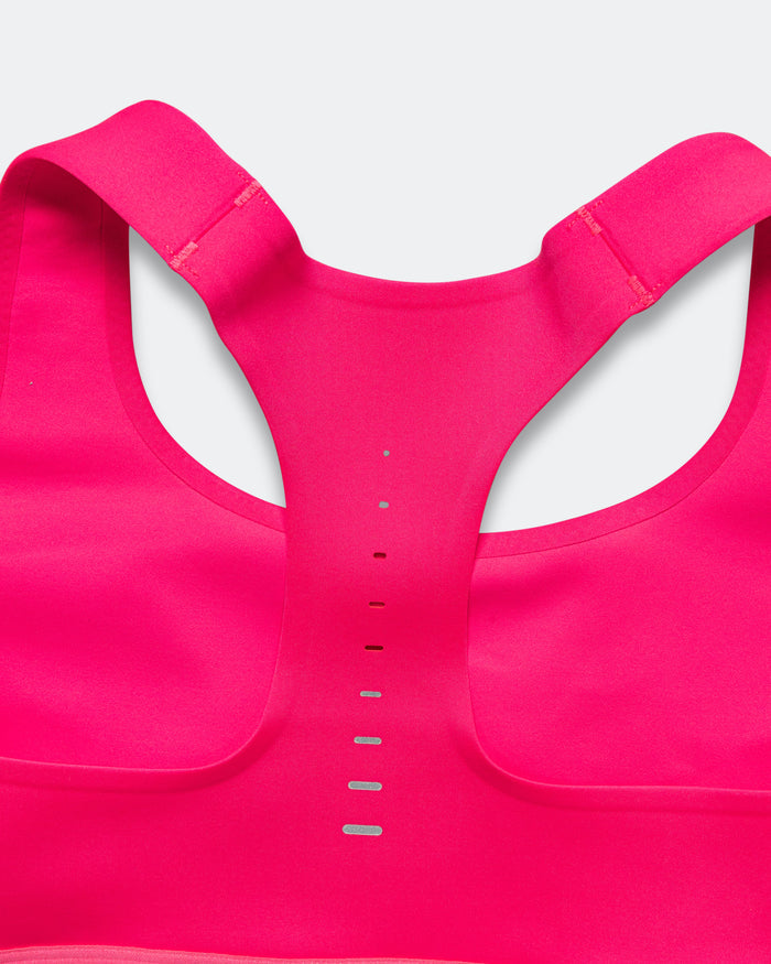 Womens Swift High-Support Lightly Lined Sports Bra - Light Magenta/Silver
