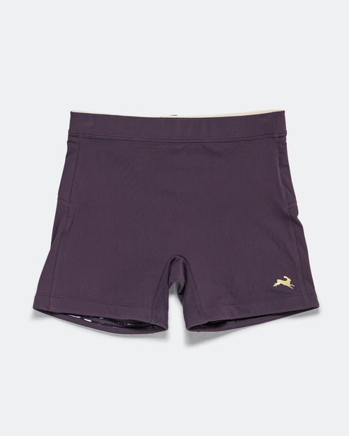 Womens Turnover Short Tights - Nightshade