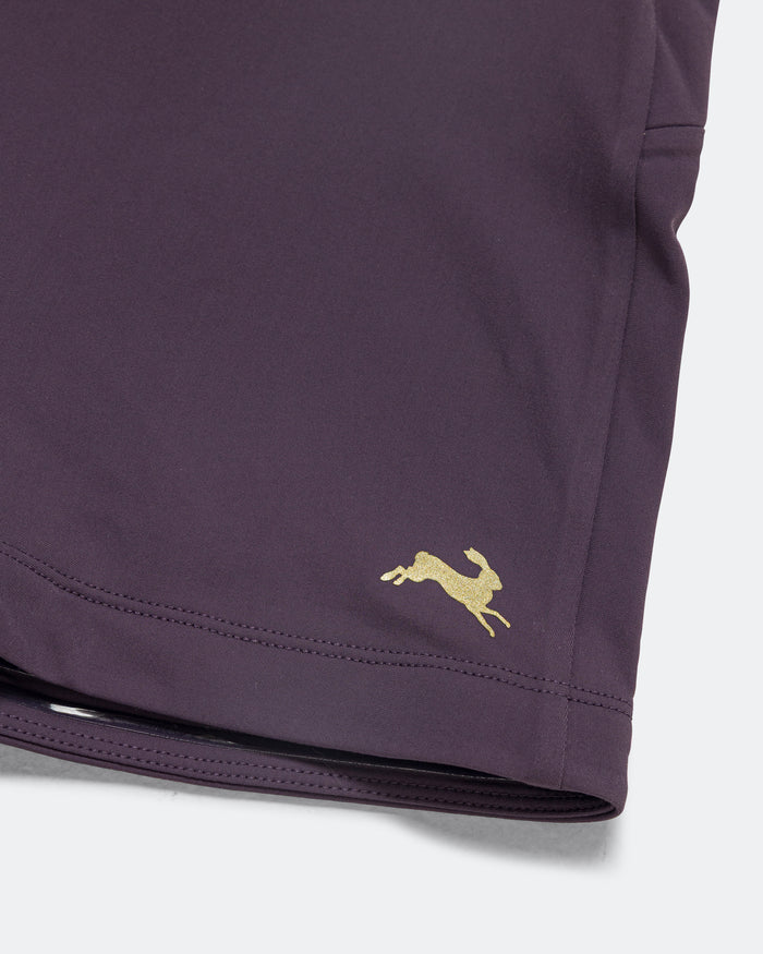 Womens Turnover Short Tights - Nightshade