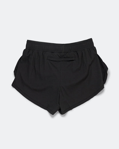 Womens Y-3 Running Shorts - Black