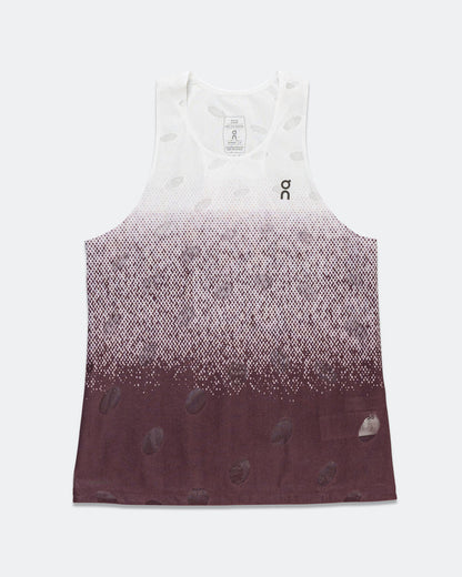 Womens Zero Tank Breathe - Foxglove/White