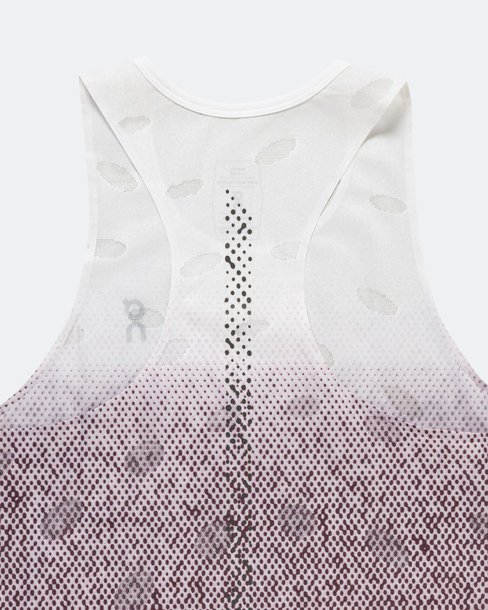 Womens Zero Tank Breathe - Foxglove/White