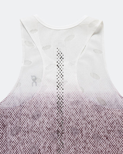 Womens Zero Tank Breathe - Foxglove/White