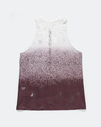 Womens Zero Tank Breathe - Foxglove/White
