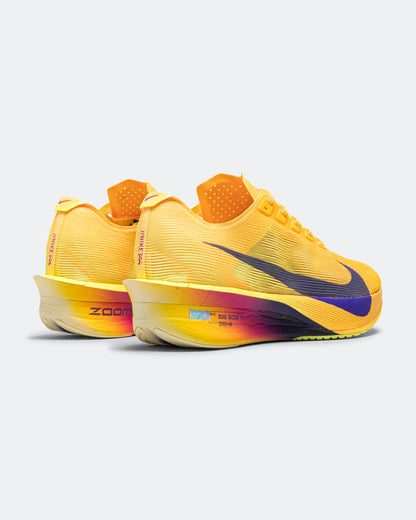 Womens ZoomX Vaporfly Next% 4 - Citron Pulse/Indigo Burst-Laser Orange