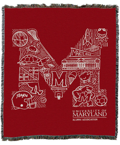 Woven Throw Blanket | Maryland Icon Collection