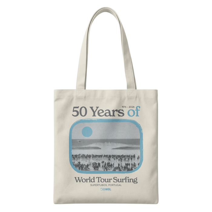 WSL50 Supertubos Canvas Tote Bag