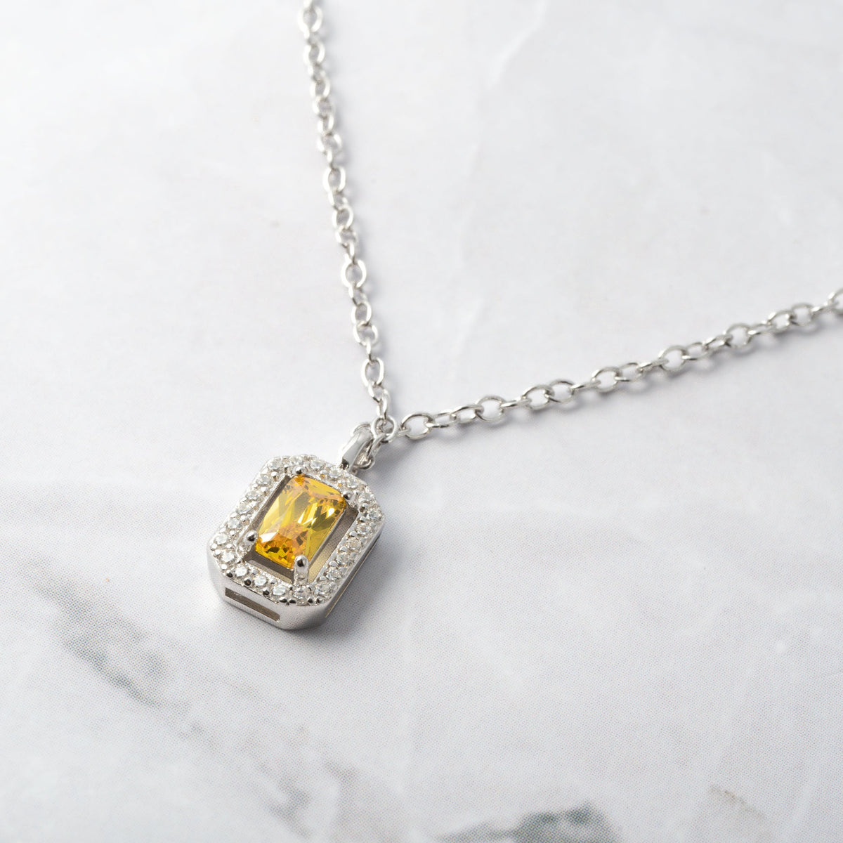 Baguette Necklace