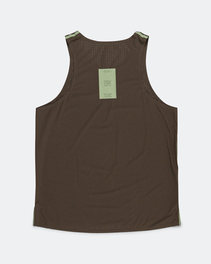 ZERO Race Singlet x UTA - Woodland/Moss
