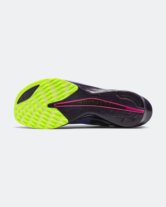ZoomX Streakfly 2 GLAM  - Dark Obsidian/Black-Electric Green